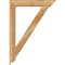 Ekena Millwork Traditional Traditional Rough Sawn Bracket, Western Red Cedar, 4"W x 30"D x 42"H BKT04X30X42TRA01RWR - alternate 2